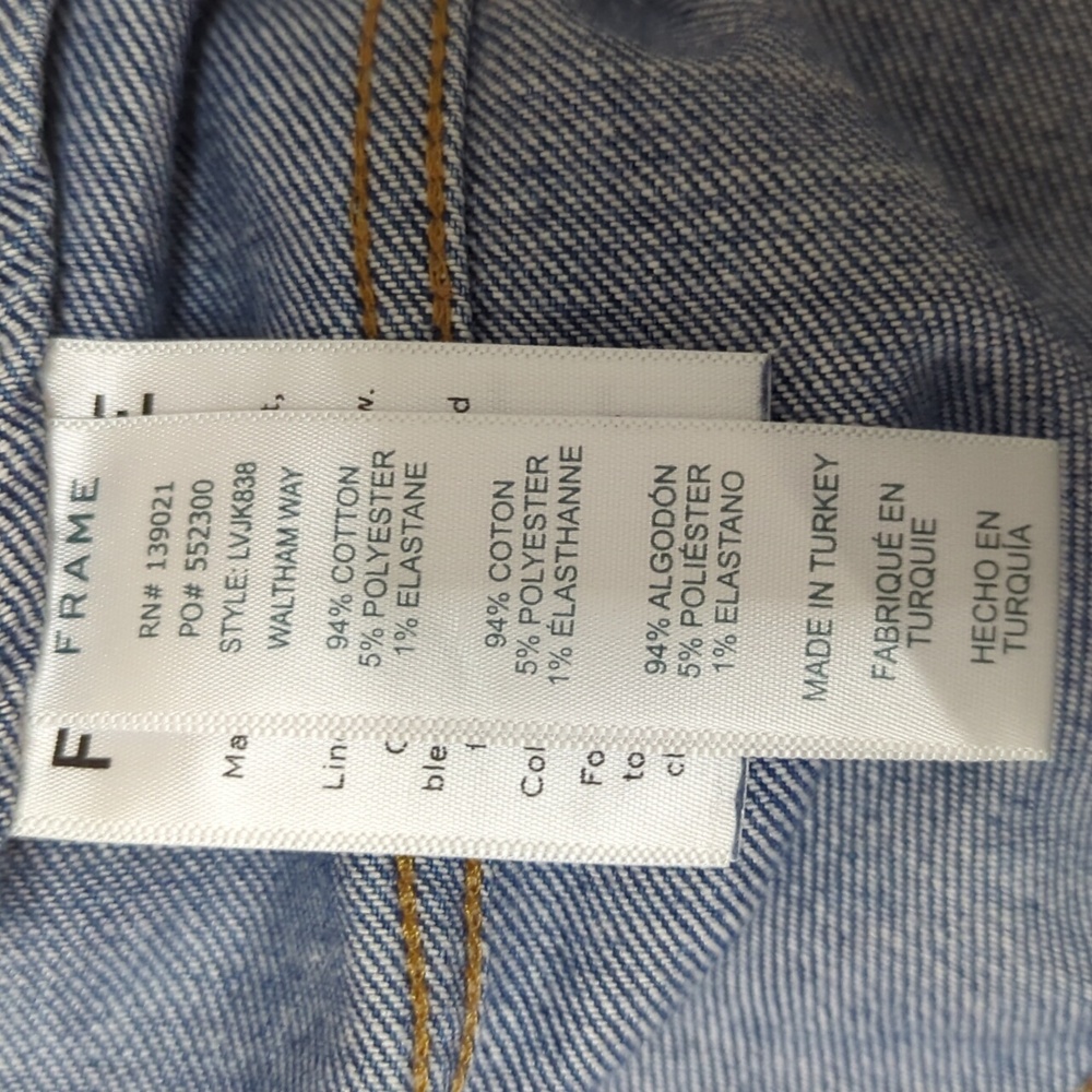 Frame Denim Jacket Sz S - Picture 6 of 6